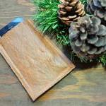 One Of A Kind Handmade Wood Grain Faux Leather..